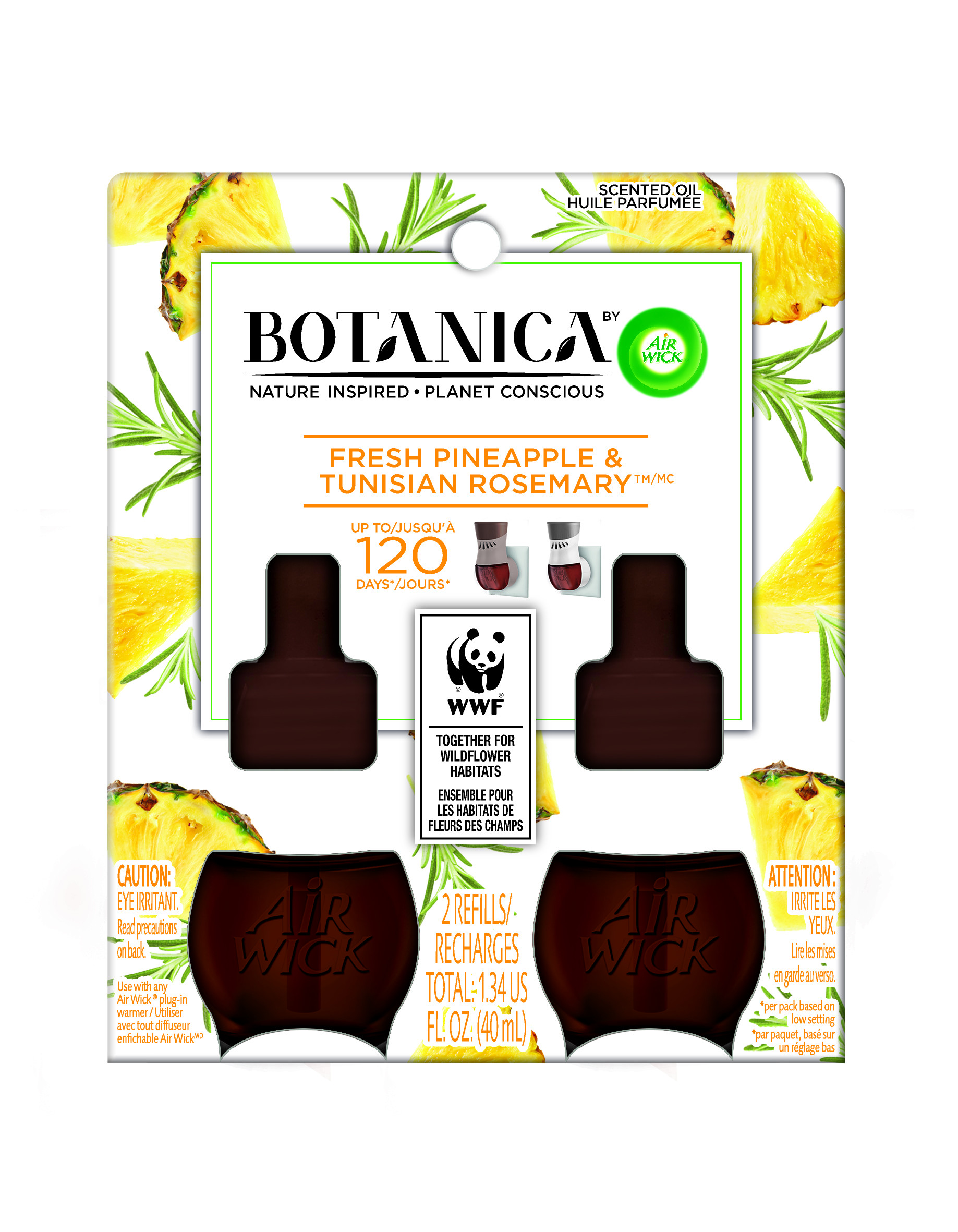 AIR WICK® Scented Oil - Botanica Fresh Pineapple & Tunisian Rosemary (Canada)